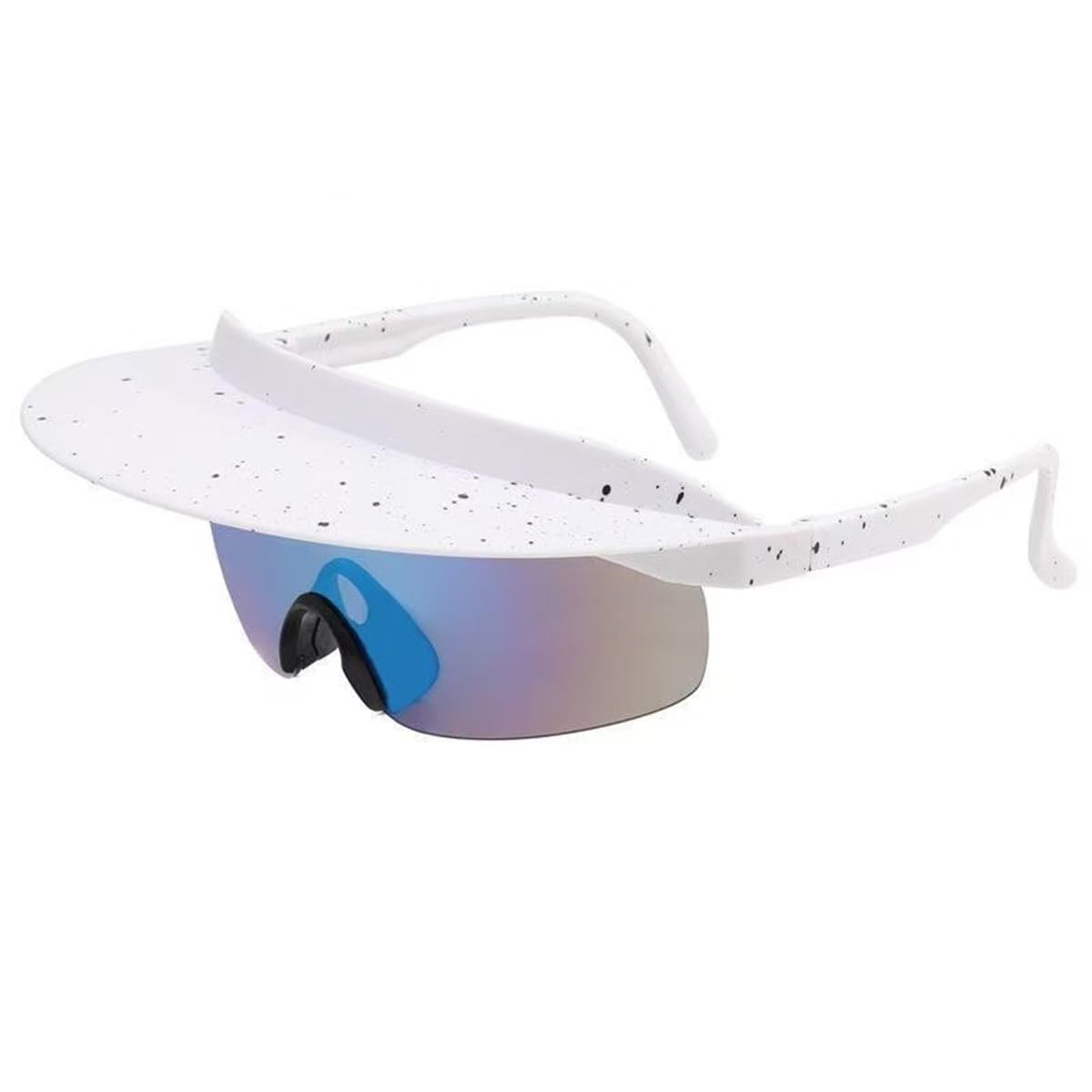 Modne okulary rowerowe z dużą oprawką dla mężczyzn i kobiet, okulary sportowe na świeżym powietrzu, okulary przeciwsłoneczne rowerowe