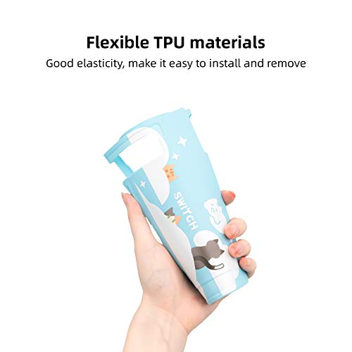 Geekshare Capa Protetora Para Switch, Capa Fina De Tpu Macia Compatível Com Console Nintendo Switch