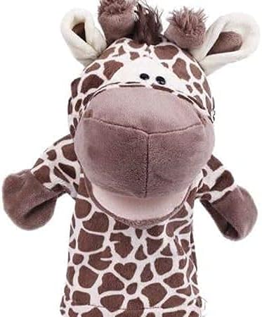 GrabSmart Cute and Soft Big Giraffe Hand Puppet - Giraffe Puppet for Kids (22 cms Height)