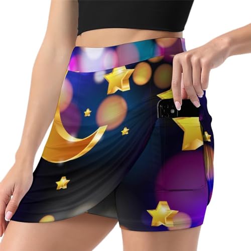 Skort avec poche latérale et tissu respirant pour entraînements
