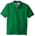 Tommy Hilfiger Toddler Boys' Short Sleeve Ivy Polo Shirt, Rhinestone Green, 3T
