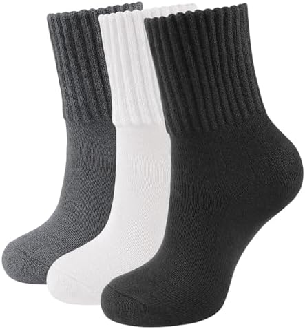 CLOSEMATE 3 Paar Damen Thermosocken, weich und dick, Einheitsgröße 35-42 | Gestrickte Damensocken für den Winter, ideal als Haussocken oder Stiefelsocken; in vielen verschiedenen F