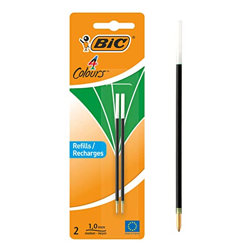 BIC 929 250 4colours pluma recarga, 1 mm, Blister de 2 piezas, verde