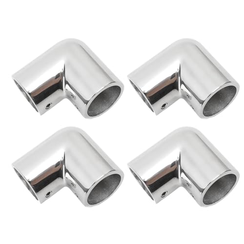 Connecteur de joint de tuyau coudé inox 316 pour raccord main courante