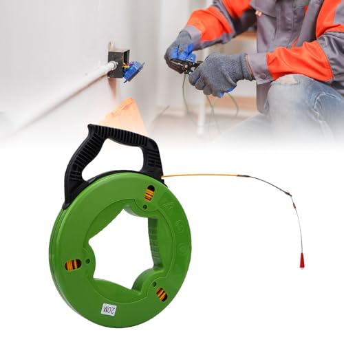 Cinta pasacables de 4 mm ASHATA para pasar cables eléctricos en tuberías 6