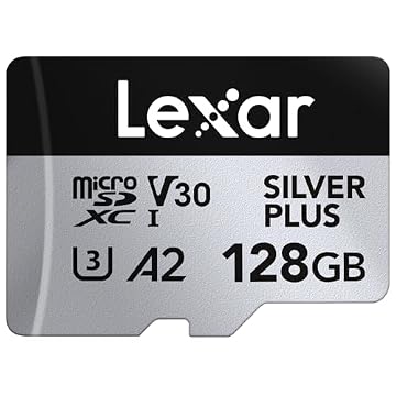 Cartão microSD Lexar Silver Plus 128GB