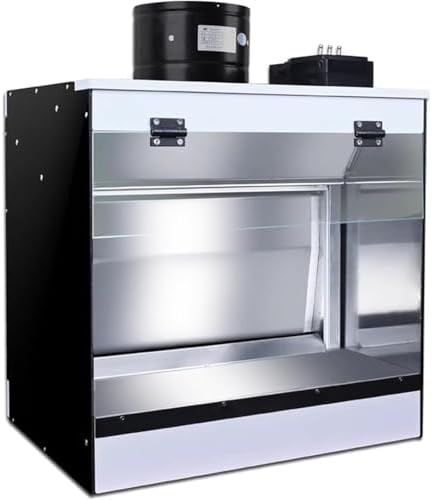 Portable Airbrush Spray Booth with Water Curtain & LED Light, Ideal for Model Painting, Arts & Crafts, Cake Decorating - Compact, Efficient Paint Spray Station(50 * 50 * 40cm)
