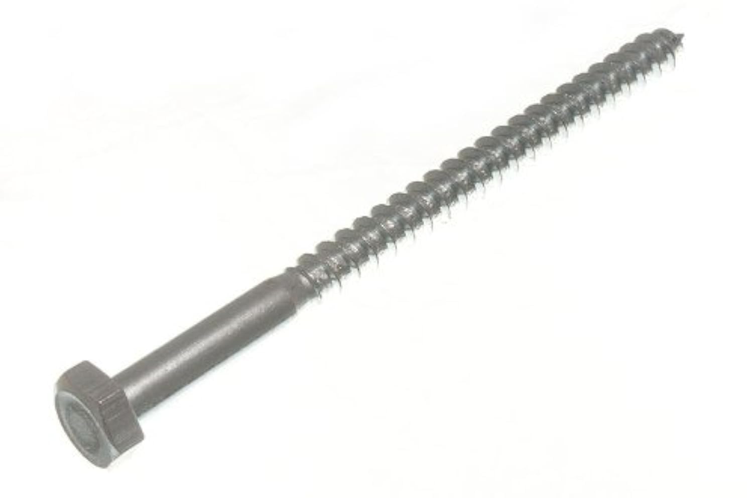 Onestopdiy.com 24 X Hexagon Hex Head Coach Screw Bzp Zinc Plated Steel Fixing M10 150Mm