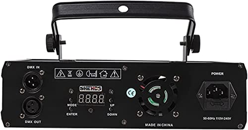 Shehds Dj Lights Party Lights Rg 2 Beam Effect Sound Activated Strobe Light Led Stage Lights By Dmx Control For Christmas Disco Dancing Birthday Bar Pub Stage Lighting #TOP4