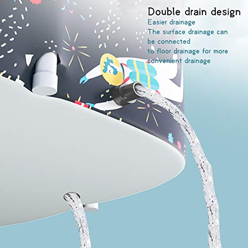 Eeneme Folding Bathtub, Portable Mobile Bathtub for Adults, PVC Plastic Bathtub for Small Bathrooms and Children by Eeneme - Used condition - Image 6