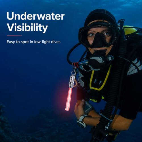 Linternas de buceo para inmersiones nocturnas prolongadas a pilas LED 6