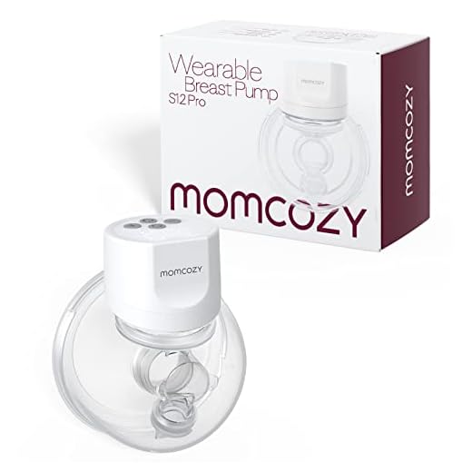 Momcozy Tiralatte Indossabile S12 Pro, a Mani Libere con Comoda Flangia a Doppia Tenuta, 3 Modalità e 9 Livelli, Elettrico Portatile per un Facile Pompaggio, Display Smart, 24 mm