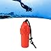 SPYMINNPOO Diving Dry Box, Snorkeling Dry Box Underwater Cylindrical Dry Container Box with Clip Equipment for Water Sports (Red)