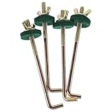 Milisten 4 Stück Klavierpedal Schraubenset aus Metall mit Filzdämpfung Geräuscharm für Klavierreparatur und Pedaljustierung Klavierzubehör für Musiker