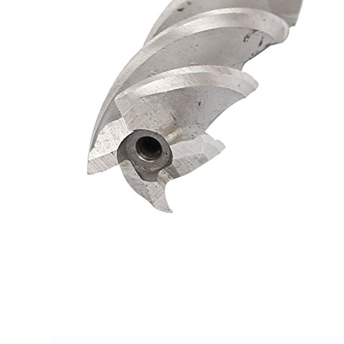 Image of uxcell 16mmx15mmx36mmx95mm Machining Cutting Tool Helical Groove 4 Flute Straight Shank Milling Cutter End Mill