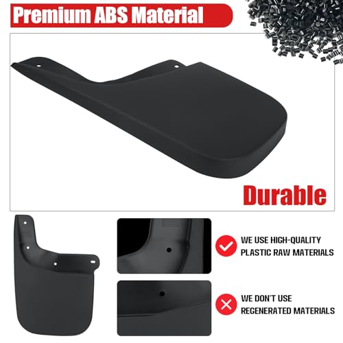 Image of Mud Flaps Compatible with GMC Canyon /Chevrolet Colorado 2015-2022 Mud Guards Splash Guards Tire Protector Mudguard No Drilling Required Mudflaps Accessories
