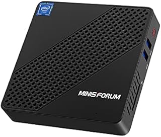 Mini PC Celeron N4020(up to 2.8GHz), DDR4 4GB/64GB eMMC Mini PC Fanless UHD 4k@60Hz, Mini Computer Support HDMI&VGA, USB3.0, 2.4/5.8G Wi-Fi, DIY NGFF 2242 SSD