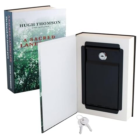RED5 Real Book Safe Barrel Key Locking Locker Cover