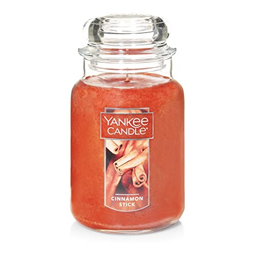 Yankee Candle Cinnamon Stick Scented Premium Paraffin Grade Candle Wax with up to 150 Hour Burn Time, Large Jar