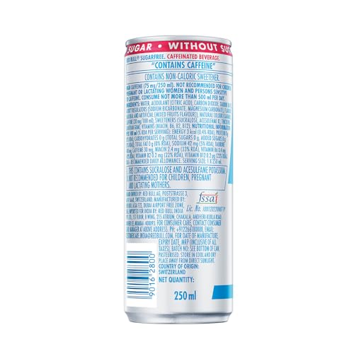 Image of Red Bull Energy Drink, Sugarfree, 250 ml