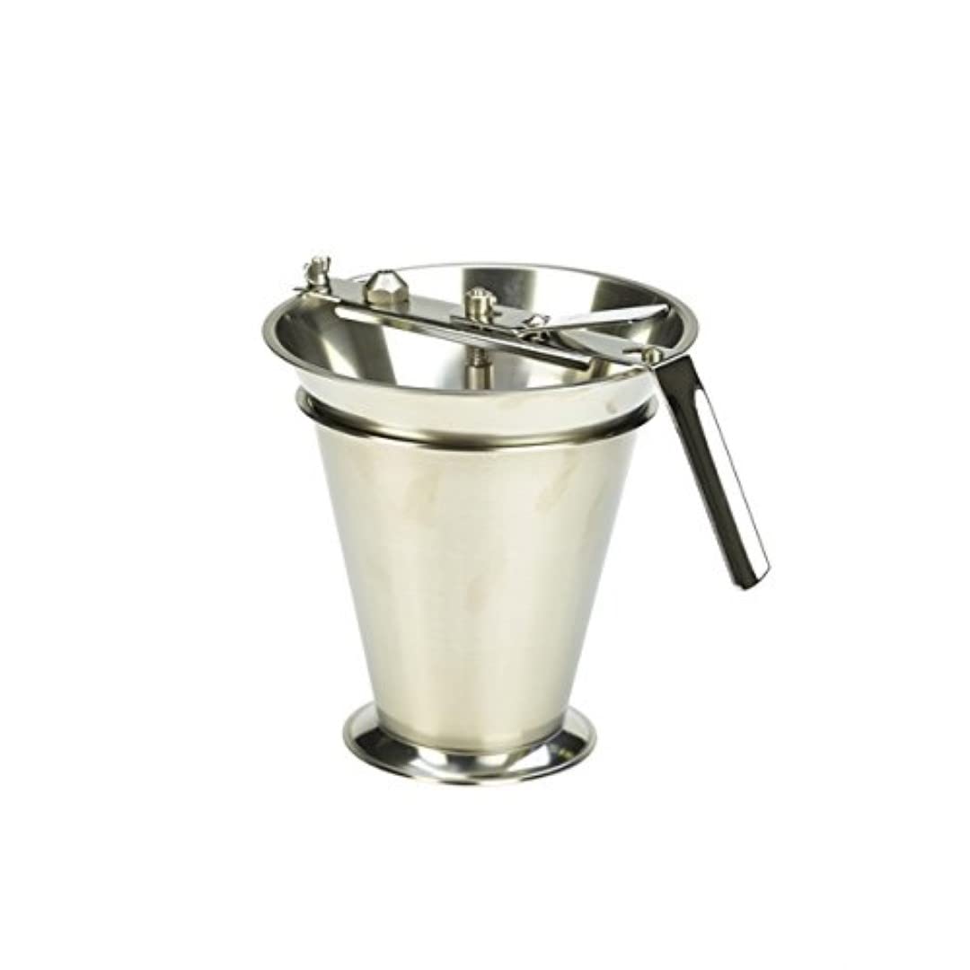Genware NEV-515200 Drizzler Fondant Funnel, Steel, 1350 mL
