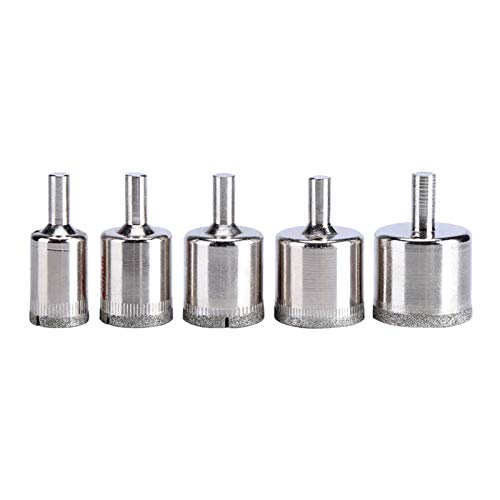Juego de 5 brocas corona para azulejos miniatura 5