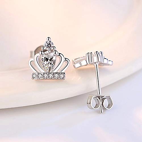 Boucles d'oreilles Couronne Argent Idéales pour le Style de Tous les Jours