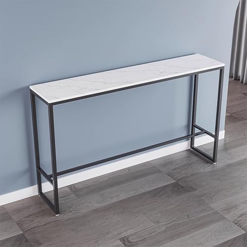 Stylish Gold Outdoor Bar Table for Kitchen & Living Room, Multi-Layer Coffee Shop Counter Height Table, Accent Furniture for Patio & Entryway (100x40x105cm)