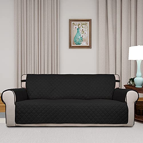 image for PureFit Reversible Quilted Sofa Cover, Water Resistant Slipcover Furni