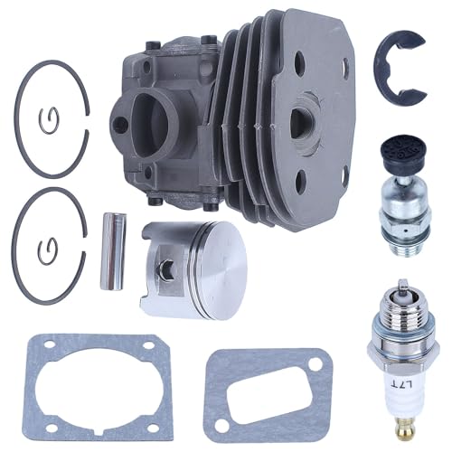 Kit cylindre piston 45 mm pour tronçonneuse 340 345 350 et 353 avec soupape
