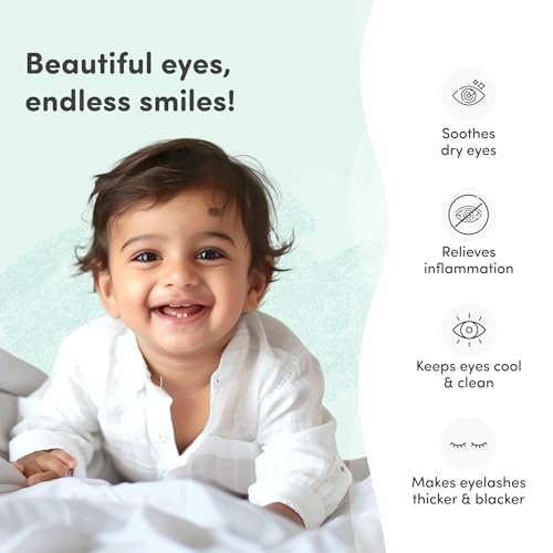 Image of Mylo Baby Pure Kajal 5gm | Dermatologically Tested | 100% Natural with Pure Desi Ghee | SmudgeProof | Long Lasting | Water-Resistant | Soothes Dry Eyes