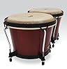 Latin Percussion LP810002 CP Traditional Bongos - Dark Wood #4