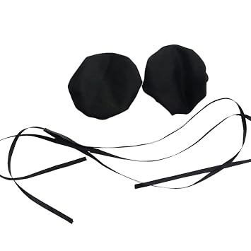 Lovely Chun Li Cosplay Hair Bun Covers Props for Girls Women Lolita Headwear WHITE