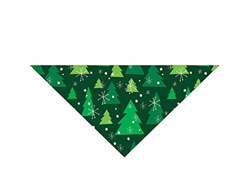 Christmas Dog Bandana| 3-Pack | Snowflake, Tree, Santa | Winter Bandanna Handkerchief Gift (Christmas Pack 1, Small) - Image 4