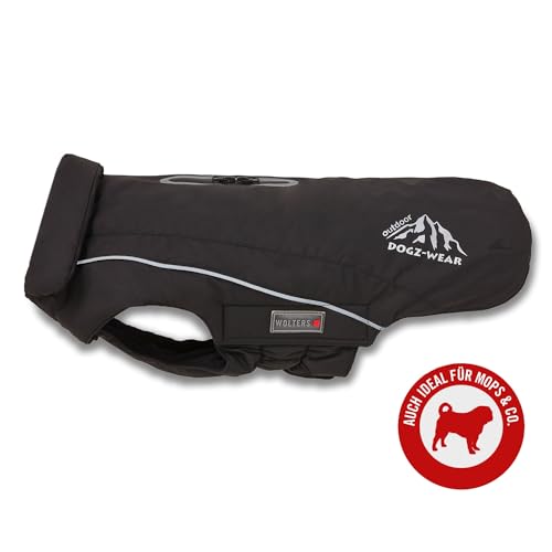 Wolters Skijacke Dogz Wear für Mops & Co., Größe:38 cm, Farbe:schwarz