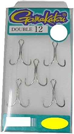 Amazon がまかつ Gamakatsu ダブルフック ダブル 12 2号 5本 シルバー Gamakatsu がまかつ フック 針