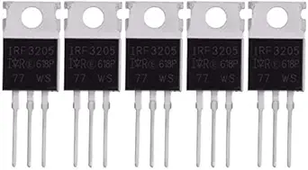 ZYME IRF3205 3205 Power MOSFET TRANSISTOR TO-220 Pack of 5