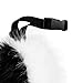 HAOAN Faux Fur Wolf Fox Tail Furry Costume Accessories for Halloween Party Cosplay Blackwhite