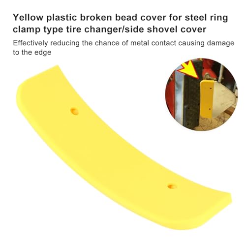 Image of Tire Shovel Plastic Sleeve, Nylon Tire Change Shovel Protector Yellow Bead Breaker Cover for Tyre Detachable Wheel Changing Machines