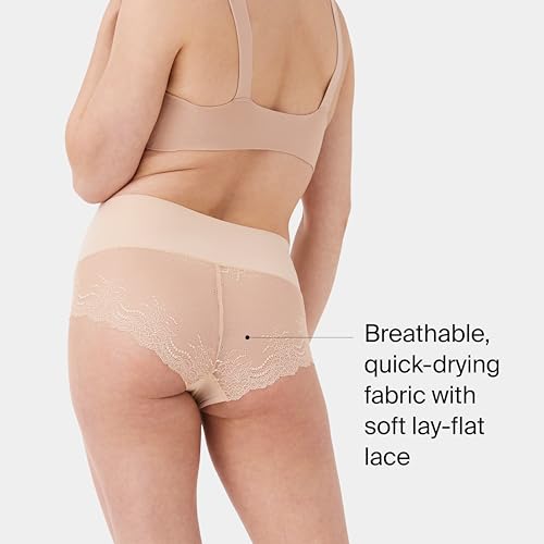 Image of SPANX SPANXsmooth Undie-tectable Lace Hi-Hipster - Comfortable Core Control - Lace Shapewear - No Visible Panty Lines