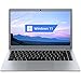 Produktbild Jumper Laptop 14 Zoll, Notebook mit Windows 11, 12GB DDR4 256GB SSD, Intel UHD 600, Intel Celeron, FHD 1920x1080P, 2,4G+5G WLAN, BT4.0, USB 3.0, QWERTZ Tastaturfolie-Layout