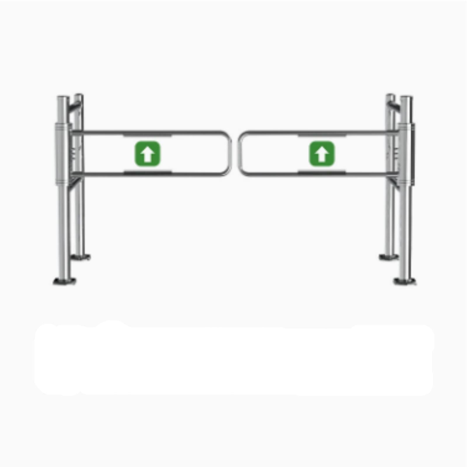 Coppia di porte di sicurezza unidirezionali automatiche a 4 montanti metano cancello battente(A pair of 4 pillars)