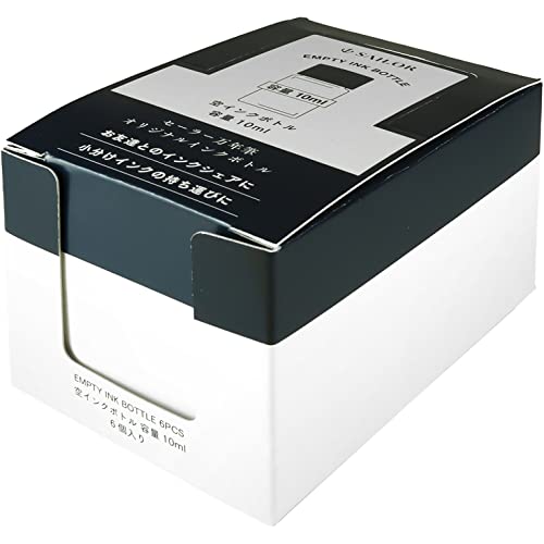 Stylos plume vides Sailor 13-3310-000 transparents de 10 ml en lot de 6 pièces