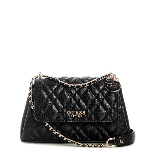 GUESS Isemay Convertible Crossbody Flap, Black