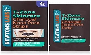 T-Zone Charcoal and Tea Tree Ultra Cleansing Nose Pore Strips - Pack of 6