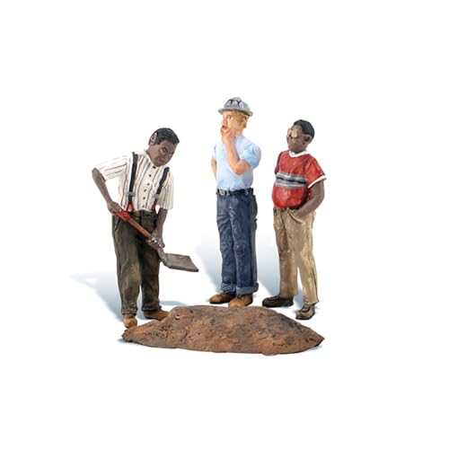 Scenic Accents Woodland Scenics Sifflet pendant qu'il travaille figurines échelle G train de jardin