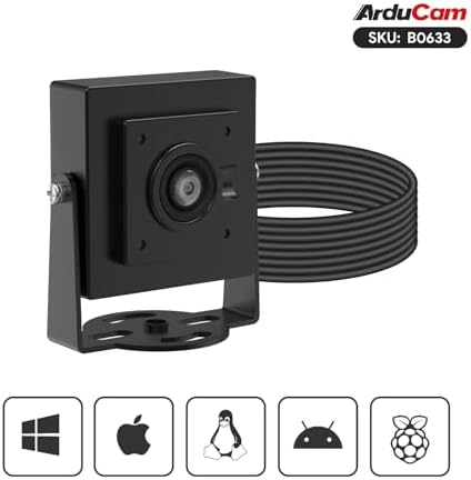 Arducam VGA Global Shutter Color USB Camera Module, 160 FPS@QQVGA High Speed Camera, Wide Angle UVC Webcam for Windows, Linux OS — view 8