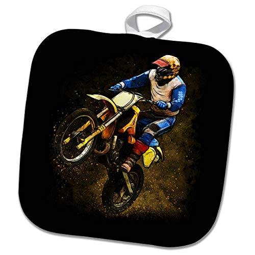 8x8 Potholder - Motocross Dirtbike Dirty Sport Hobby Biker Offroad Extreme Sport