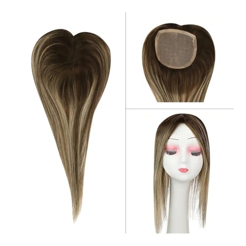Postiche ombré brun blond mélangé pour sublimer votre coiffure au quotidien