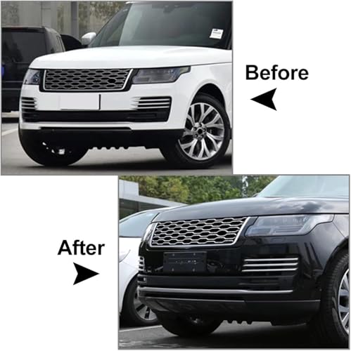 Rejillas frontales negras para lucir un Land Rover Range Rover Vogue L405 impecable en ruta 2